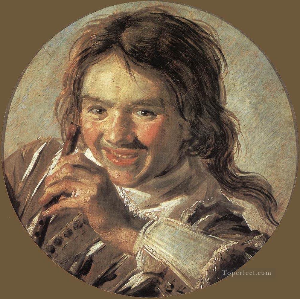Boy Holding A Flute portrait Dutch Golden Age Frans Hals Oil Paintings